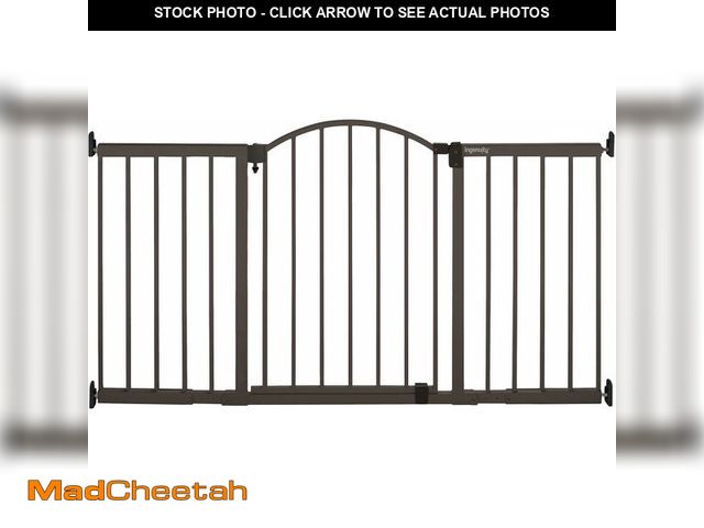 Lot 74-13733784 - Ingenuity Decorative Extra Wide Baby Gate &amp; Dog Gate, 44"-72" Wide, 36" Tall, Hardware Mounted, ...