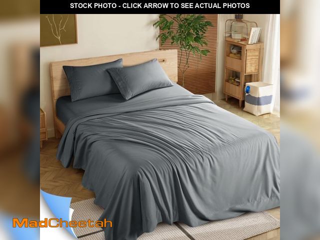 Lot 74-12528121 - Shilucheng 3 Pieces Luxury Bed Sheets Set, 1800 Series Cooling Microfiber Bed Sheets, 16" Deep Pocke...