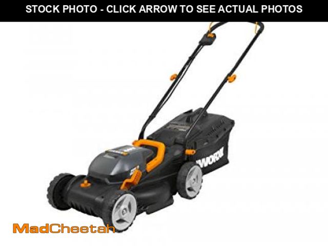 Lot 74-12353206 - WORX 40V 14" Cordless Lawn Mower for Small Yards, 2-in-1 Electric Mower Cuts Quietly, Compact &amp; ...