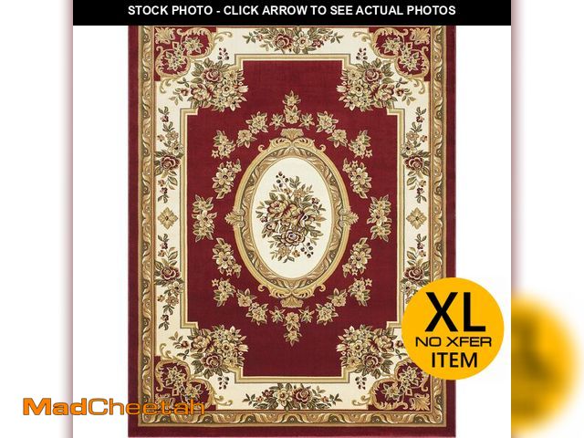 Lot 74-12898163 - Well Woven Timeless Le Petit Palais Red Traditional Area Rug 5'3" X 7'3" - UNUSED