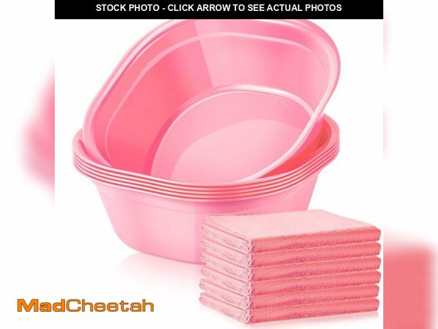 Lot 74-12704591 - Patelai 6 Sets Kids Foot Spa Kit for Girl 12 x 12 x 4.3 Inch Foot Soaking Tub 14 x 30 Inch Hand Towe...