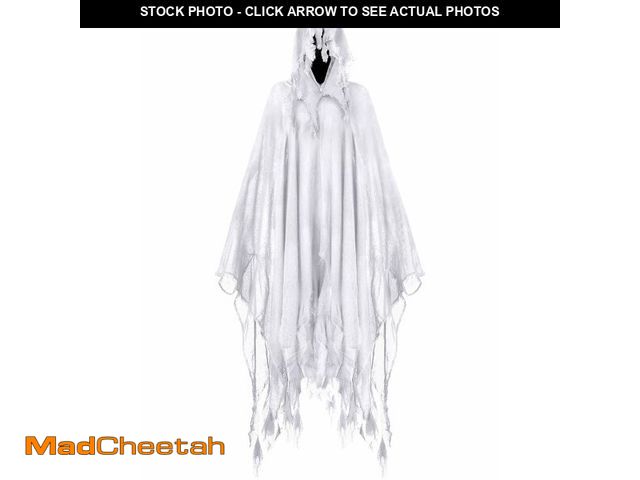 Lot 74-12972224 - Fourluoo Halloween Grim Reaper Costume Halloween Hooded Cloak Cosplay Costumes for Adult Medieval Re...