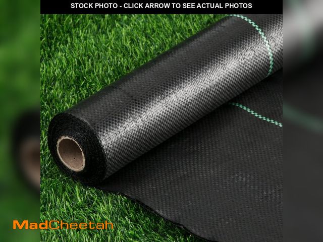 Lot 74-12308802 - Kijamilee Weed Barrier Landscape Fabric Heavy Duty, 1.3FT x 100FT Thicken Garden Fabric Weed Mats, W...