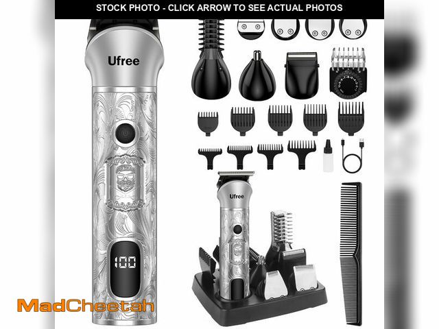 Lot 74-14273456 - Ufree Beard Trimmer for Men, 7 in 1 Electric Shavers Razor, Cordless Hair Trimmer, Men's Grooming Ki...