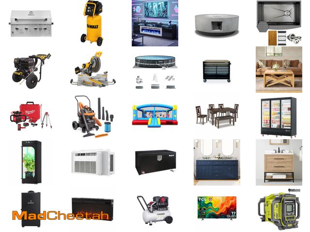MadCheetah Holland - Overstock, Returns - Home Furnishings, Sports Equipment, Tools and Home Improvement - October 8, 2026