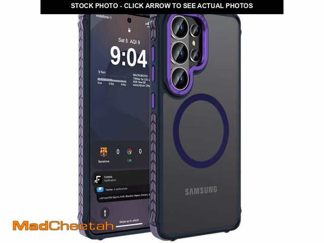 Lot 74-13623768 - DEERLAMN Strong Magnetic Case for Samsung Galaxy S26 Ultra 6.9-Inch,[Compatible with Magsafe][Milita...