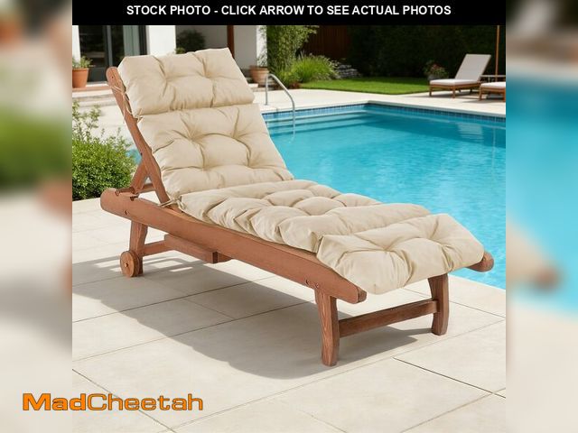 Lot 74-14261909 - Chaise Lounge Cushions Outdoor, Waterproof &amp; Fade Resistant Patio Lounge Chair Cushions for Outd...
