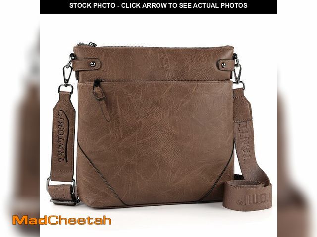 Lot 74-14153558 - TANTOMI Crossbody Bags for Women, Vegan Leather Hobo Purse for Travel, Shoulder Handbags with Adjust...