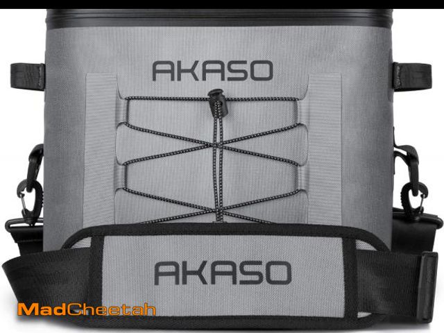 Lot 74-12095888 - AKASO Soft Cooler Bag 24 Cans Portable Insulated Cooler Bags for Men Reusable Leakproof Cooler Bags ...