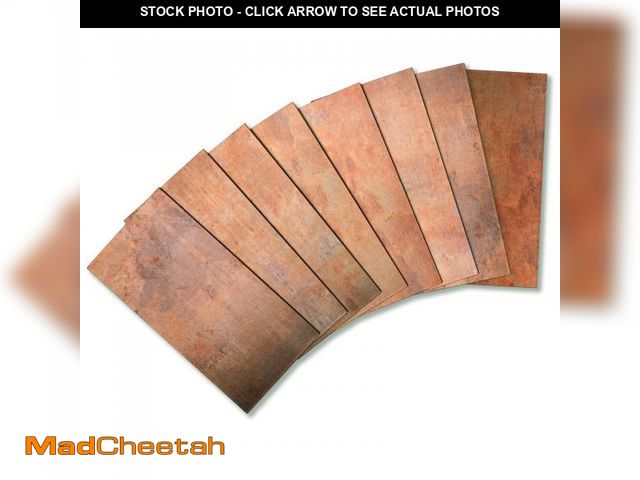Lot 74-12123510 - (SEE PHOTOS FOR COLOR) Yipscazo Peel and Stick backsplash 3 x 6 Inches 3D PVC Composite Wall Tile St...
