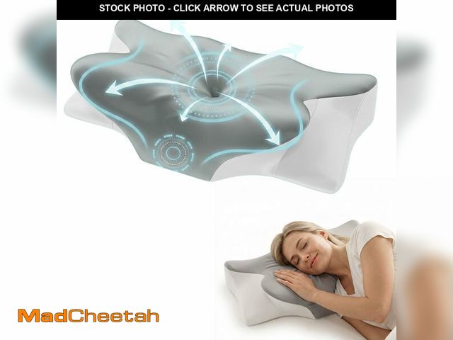 Lot 74-14213294 - Seeday Cervical Neck Pillow for Pain Relief &amp; Sleeping, Ergonomic Posture Pillow Neck Support, C...