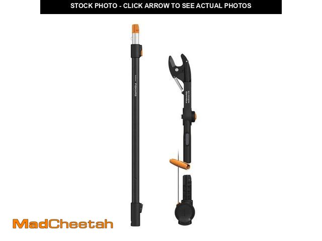 Lot 74-14254912 - Fiskars XtendControl 3 in. Steel Blade Tree Pruner Rotating Head Attachment and 3 ft. to 6 ft. Exten...