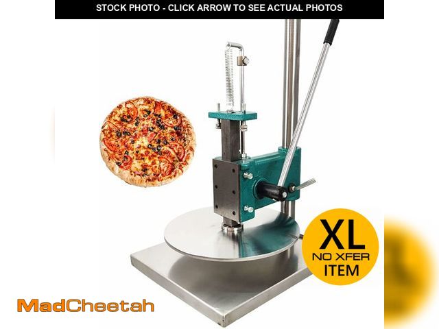 Lot 74-14614915 - INTBUYING 12inch Manual Pizza Dough Pastry Press Machine Household Pizza Cake Press Machine Dough Pr...