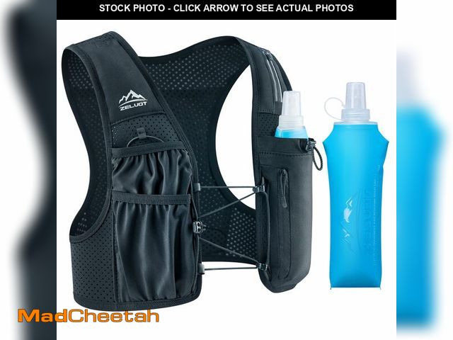 Lot 74-12719325 - Zelvot Running Vest for Women Men, USA Original Patent, Adjustable Chest Straps Running Hydration Ve...