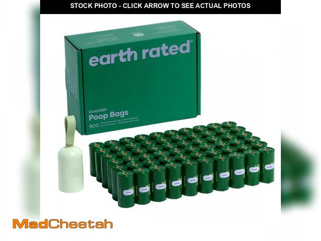 Lot 74-12048877 - Earth Rated Dog Poop Bag Holder, Durable and Guaranteed Leakproof, Lavender Scented, 1 Dispenser and...