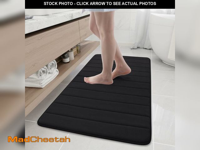 Lot 74-12699111 - Buganda Memory Foam Bath Mat, 47" x 24", Ultra Soft and Non-Slip Bathroom Rugs, Water Absorbent and ...