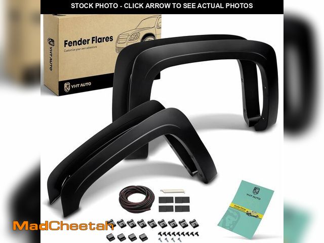 Lot 74-14204762 - YHTAUTO Fender Flares OE Factory Style Replacement for Chevy Silverado 1500 2007-2013, Silverado 250...