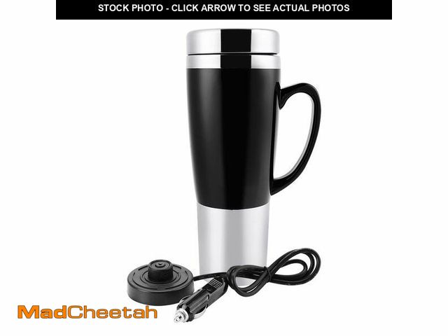 Lot 74-14205011 - 12V Car Kettle Boiler - 450ml Electric Water Insulated Car Mug - Travel Heating Cup Kettle - Car Hea...