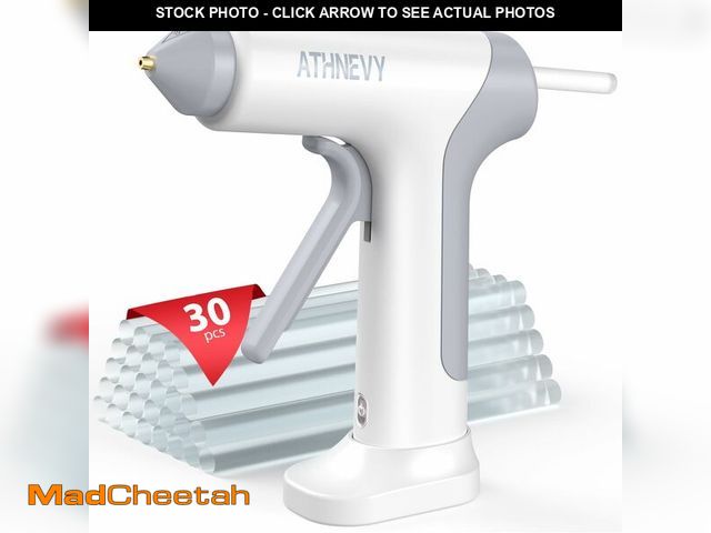 Lot 74-14424980 - Cordless Hot Glue Gun, 4V 10s Fast Preheat, 30Ãâ7mm Glue Sticks, USB-C, 2Ah - USED