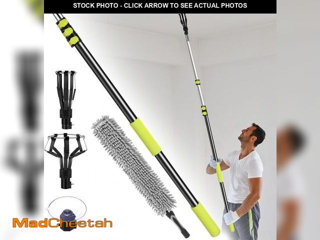 Lot 74-12166985 - 20FT Telescopic Light Bulb Changer for High Ceilings,Aluminum alloy lightweight lightbulb changer fo...