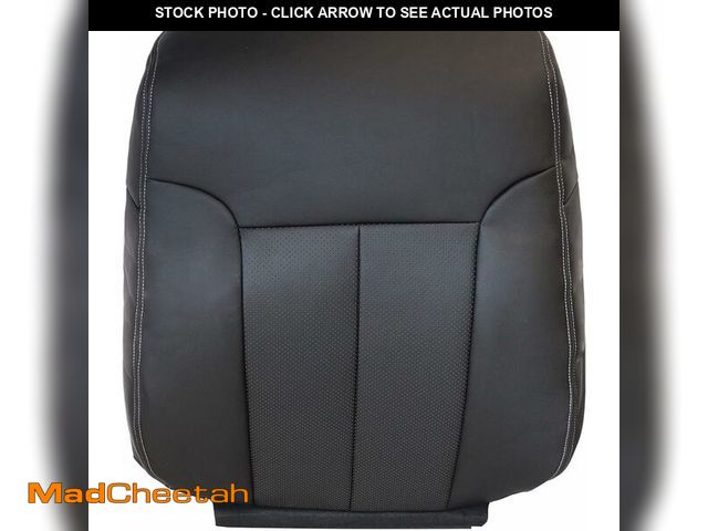 Lot 74-13710476 - SecosAutoparts Front Driver Side Top Lean Back Replacement Leather Seat Cover Black Compatible with ...