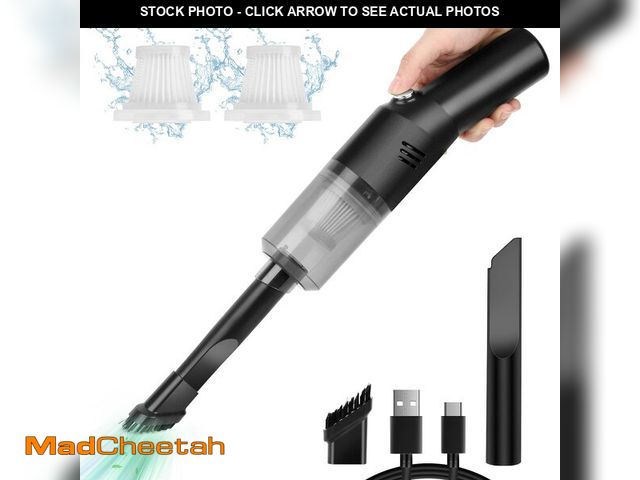 Lot 74-14378116 - Auloea Portable Mini Car Vacuum Cleaner, High Power Cordless(400g) Handheld Rechargeable Vacuum Clea...