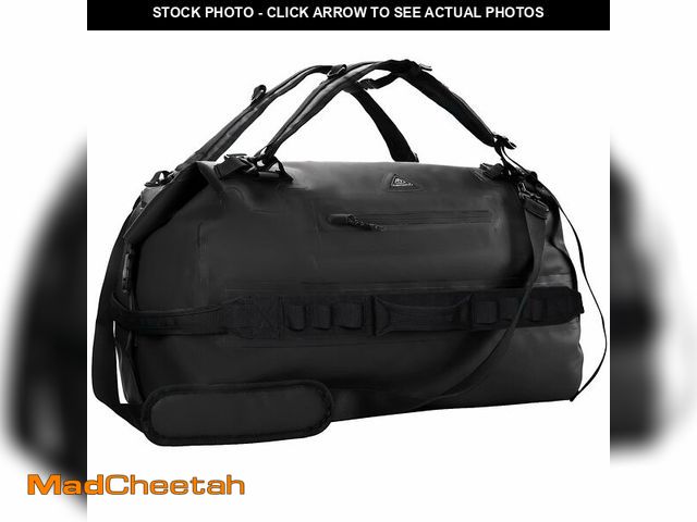 Lot 74-12701356 - Haimont Large Waterproof Duffel Backpack Roll-Top Heavy Duty Dry Duffle Bag for Boating, Travel, Mot...