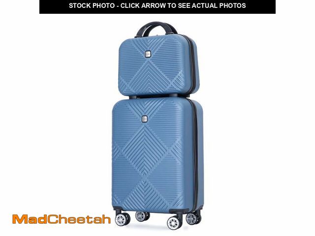 Lot 74-12780522 - Tripcomp Luggage Sets 2 Piece Suitcase Set (14/20/)Hardside Suitcase with Spinner Wheels Lightweight...