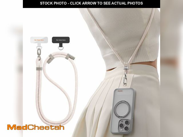 Lot 74-14273291 - TORRAS Phone Lanyard Crossbody with 2 Phone Tabs, Adjustable Anti Theft Strap for All Cellphone, Pre...