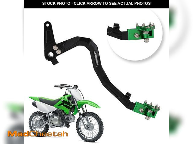 Lot 74-14149002 - JFG RACING Rear Brake Foot Lever for KLX110 - Aluminum Folding Brake Lever Pedal for KLX110/KLX110L ...
