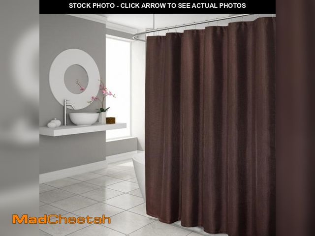 Lot 74-4827775 - Eider &amp; Ivory Hotel Waffle 70" X 72" Classic Shower Curtain In Silver DNTY2524 Color: Brown - UN...