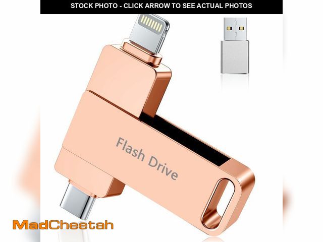 Lot 74-13538879 - (No APP Required) MFi Certified iPhone Photo Stick, USB Flash Drive 512GB for Photo/Video Backup, 3 ...