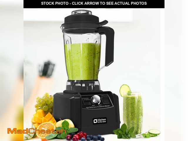 Lot 74-13777793 - Kitchen in the box 68 oz High-Power Countertop Blender, 1450W (2 HP) Professional Smoothie &amp; Ice...