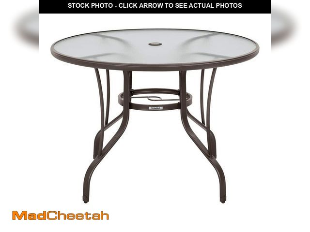 Lot 74-14293174 - StyleWell Round 42 in. Dia. Outdoor Dining Table - UNUSED