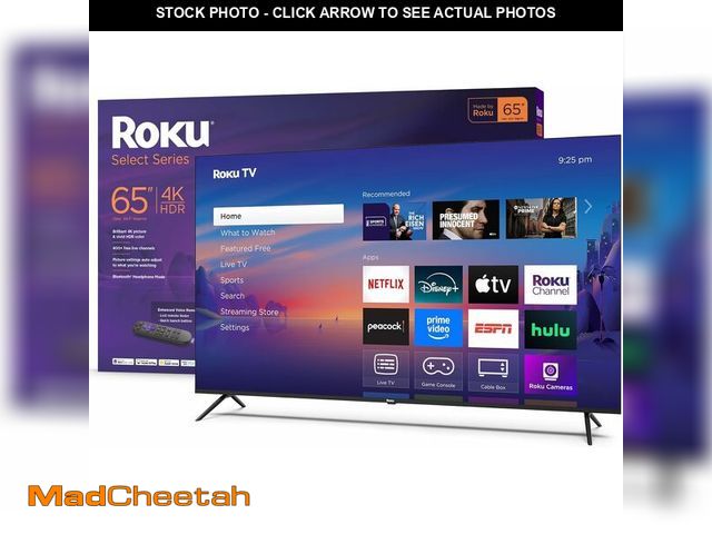 Lot 74-13073193 - Roku Smart TV 2025 Ã¢â¬â 65-Inch Select Series, 4K HDR TV Ã¢â¬â RokuTV with Enhanced Voice Rem...