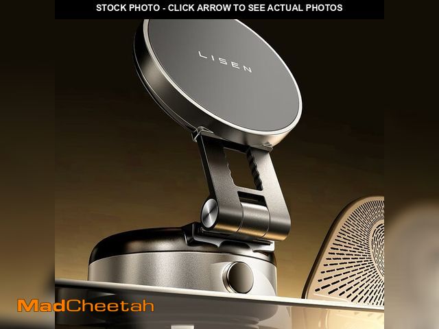 Lot 74-12714209 - LISEN for iPhone 17 Portable Electric Vacuum Suction Phone Holder for MagSafe, Suction Cup Phone Mou...