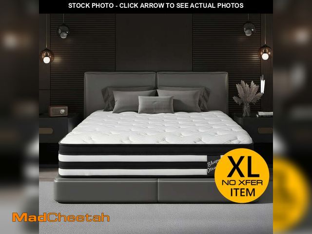 Lot 74-12577411 - Queen Mattress 12 inch, UHOMEPRO Queen Size Mattress in a Box, Gel Memory Foam and Wrapped Pocket Hy...