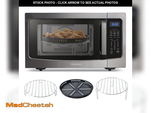 Lot 74-12153609 - Toshiba Air Fryer Combo 4-in-1 Countertop Microwave Oven, Smart Sensor, Convection, Mute Function, P...