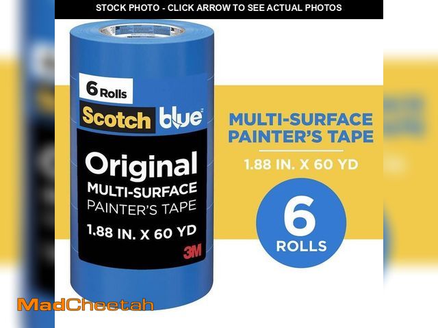 Lot 74-12672143 - (MISSING ROLL) 3M ScotchBlue 1.88 in. x 60 yds. Original Multi-Surface Painter's Tape (6-Pack) - UNU...