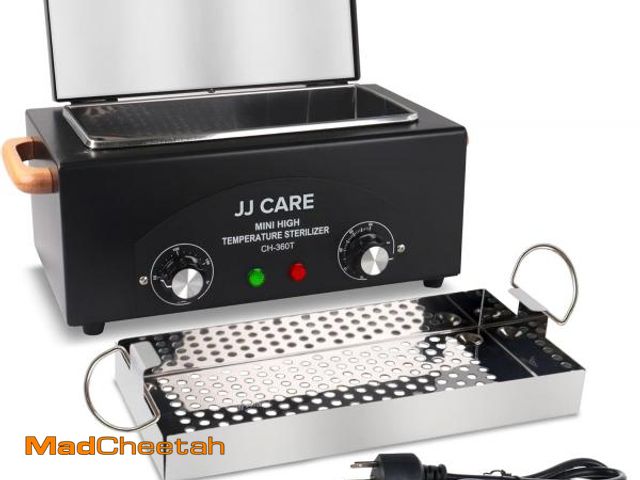 Lot 74-12523152 - JJ CARE Dry Heat Sterilizer for Metal Tools, 1.8L High Temp Sterilizer for Nail Tools with Timer, St...