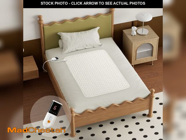 Lot 74-12712438 - Gotcozy Heated Mattress Pad Mini Twin Size 31"x55" - Electric Mattress Pad with 6 Heat Setting &amp;...