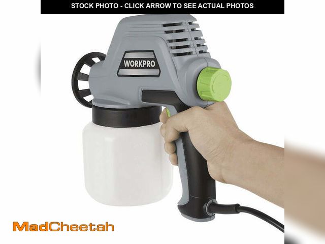 Lot 74-12858783 - WORKPRO Electric Stain Sprayer, 0.8mm Nozzle, 216 w - USED