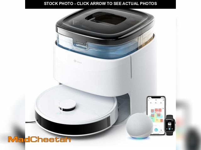 Lot 74-13331557 - Lefant M3 Robot Vacuum, Auto Mop Washing, 12000Pa Suction, Self-Emptying &amp; Refilling, 9mm Mop Li...