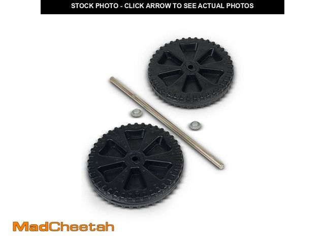 Lot 74-12558837 - Toter Replacement Wheel Kit for 96 Gallon 2-Wheel Trash Can - UNUSED