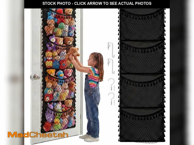 Lot 74-14479212 - Ofiray-home Over The Door Stuffed Animal Storage, Tassel - UNUSED