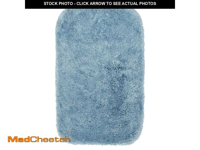 Lot 74-12676913 - Garland Rug Finest Luxury Basin Blue 24 in. x 40 in. Washable Bathroom Accent Rug - UNUSED