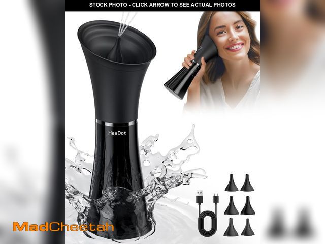 Lot 74-11550992 - HeaDot Ear Wax Removal with Smart Water Temperature, Water Powered Ear Cleaner with 6 Tips, Safe and...