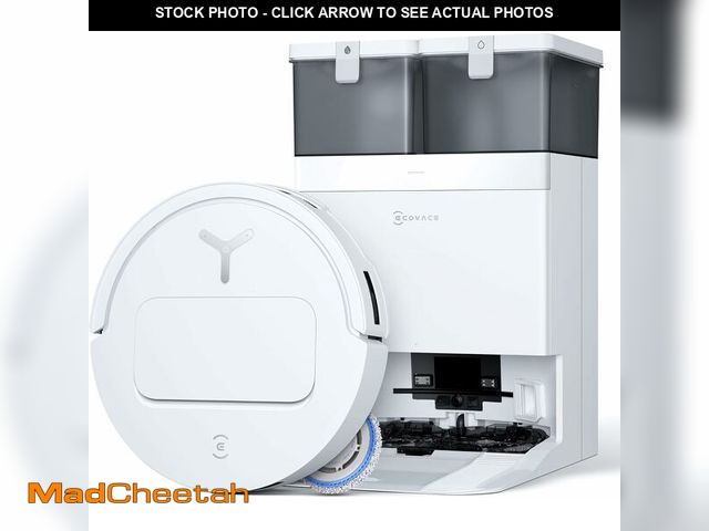 Lot 74-13087486 - ECOVACS DEEBOT T50 PRO Omni Robot Vacuum and Mop, 3.19" Ultra-Slim, 15,000Pa Suction, ZeroTangle 2.0...