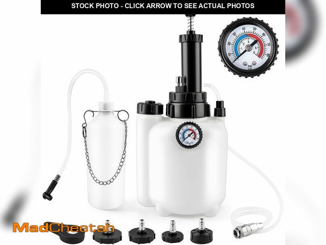 Lot 74-14264233 - Aikyciu 3L Manual Brake Bleeder Kit, One Person Brake Fluid Bleeding Vacuum Pump with 1L Catch Bottl...