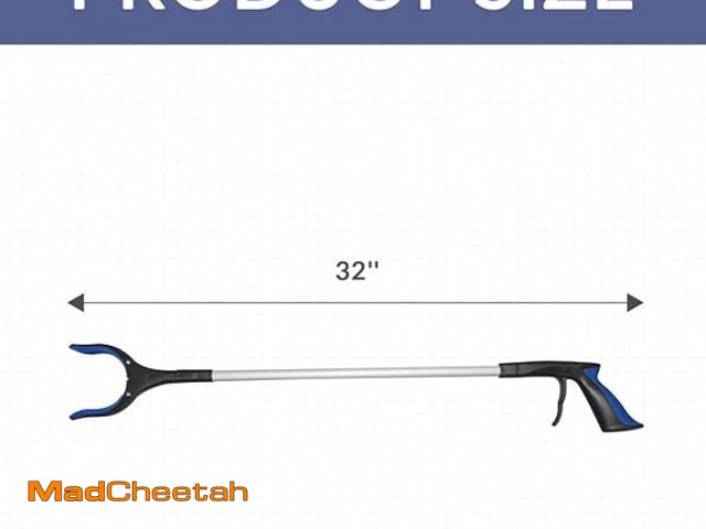 Lot 74-12096126 - Elevon 32" Reacher Grabber Tool, Extra Long Lightweight Handy Trash Claw Grabber, Mobility Aid Reach...